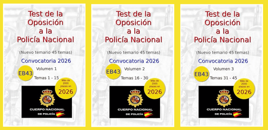 Test de la oposición a la Policía Nacional 2026