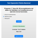 Preguntas para la oposición a la Policía Nacional