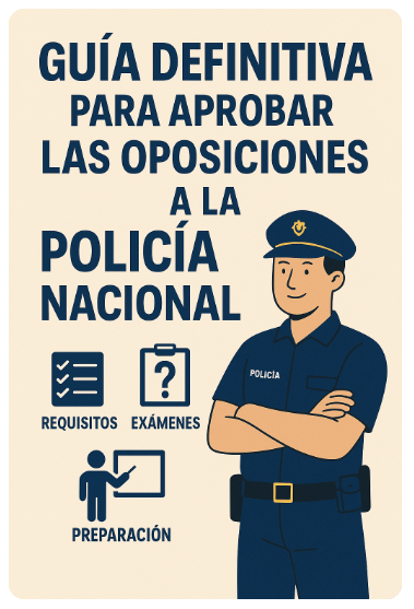 Guía definitiva para opositar a Policía Nacional